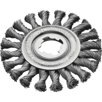 Lessmann X Lock Non Sparking Knotted Wire Wheel