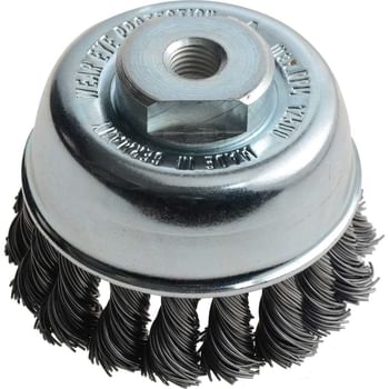 Lessmann 0.5 Steel Wire Knot Cup Brush Lessmann 0.5 Steel Wire Knot Cup Brush