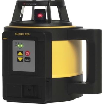 Leica Geosystems Rugby 820 Rotating Laser Level and Rod Eye 160