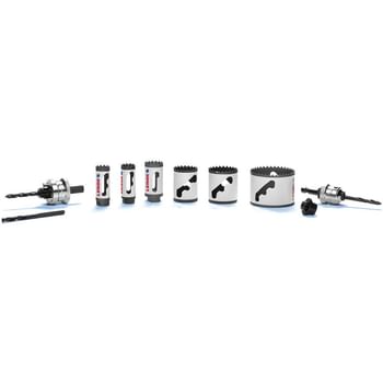 Lenox 9 Piece T3 Bi Metal Speed Slot Plumbers Hole Saw Set