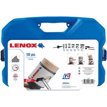 Lenox 10 Piece Electricians Hole Saw Set