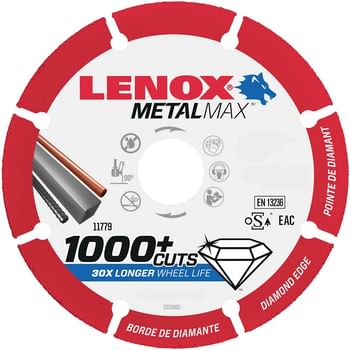Lenox MetalMax Diamond Metal Cutting Disc