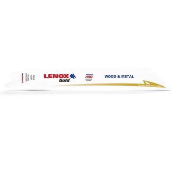 Lenox Gold 10TPI Wood and Metal Cutting Reciprocating Sabre Saw Blades