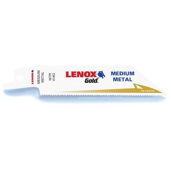 Lenox Gold 18TPI Medium Thickness Metal Cutting Reciprocating Sabre Saw Blades