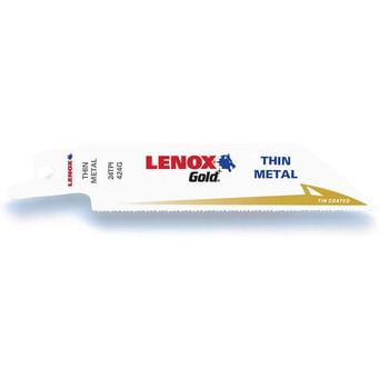 Lenox Gold 24TPI Thin Metal Cutting Reciprocating Sabre Saw Blades
