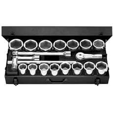 Facom M.431E 19 Piece 1" Drive Hexagon Socket Set
