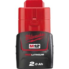 Milwaukee M12 B2 12v Cordless Li-ion Battery 2ah Milwaukee M12 B2 12v Cordless Li-ion Battery 2ah