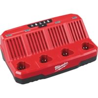Milwaukee M12 C4 12v 4 Bay Multi Battery Charger 