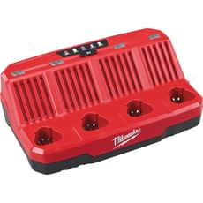 Milwaukee M12 C4 12v 4 Bay Multi Battery Charger Milwaukee M12 C4 12v 4 Bay Multi Battery Charger