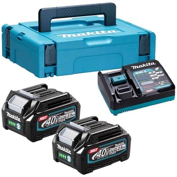 Makita 191J85-8 40v Max XGT Cordless 2 Battery 2.5ah and Charger Kit