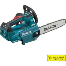 Makita DUC256 Twin 18v LXT Cordless Brushless Top Handle Chainsaw 250mm