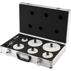 Makita EzyChange 8 Piece Universal Bi Metal Hole Saw Set Makita EzyChange 8 Piece Universal Bi Metal Hole Saw Set