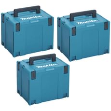 Makita 3 Piece 821552-6 Type 4 MakPac Connector Stackable Power Tool Case Set