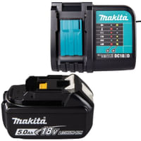 Makita 18v LXT Cordless Li-ion Battery and Charger Pack 5ah 