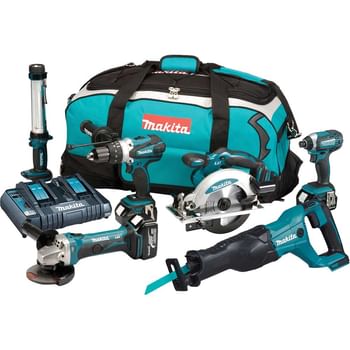 Makita DLX6044PT 18v LXT Cordless 6 Piece Kit