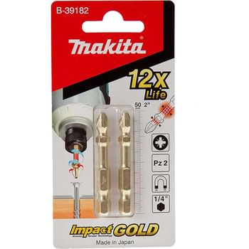 Makita Double Torsion Impact Gold Pozi Screwdriver Bit
