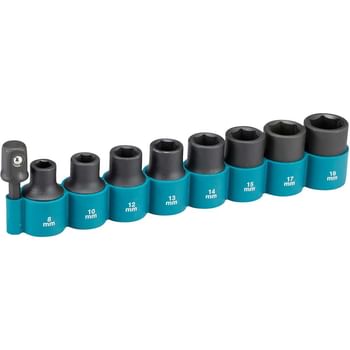Makita 9 Piece 1/2" Drive Impact Socket Set