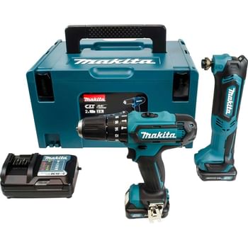 Makita CLX203 12v CXT Cordless Combi Drill and Oscillating Multi Tool Kit