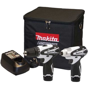 Makita DK1493WX 10.8v Cordless Combi Drill and Impact Driver Kit