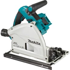 Makita DSP600 Twin 18v LXT Cordless Brushless Plunge Saw 165mm