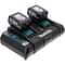 Makita DC18RD 18v Twin Charger and 2 Li-ion Batteries 3ah 