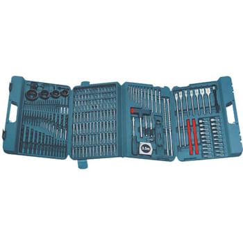 Makita 216 Piece Power Tool Accessory Drill and Screwdriver Bit Set