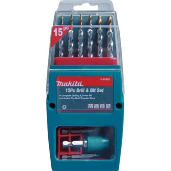 Makita 15 Piece Drill and Screwdriver Bit Set
