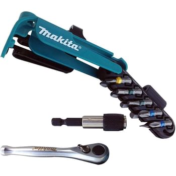 Makita 12 Piece 1/4" Ratchet Driver and Screwdriver Bit Set
