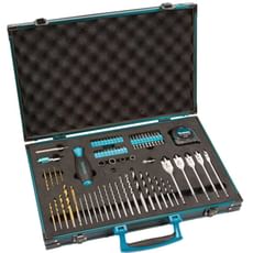 Makita 70 Piece Pro XL Power Tool Drill Bit and Accessory Set Makita 70 Piece Pro XL Power Tool Drill Bit and Accessory Set
