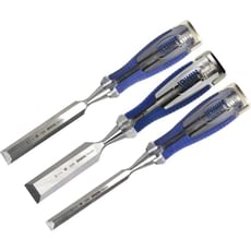 Marples M750 3 Piece Splitproof Pro Bevel Edge Chisel Set 
