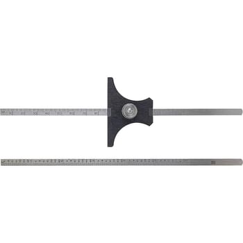 Moore & Wright Reversible Base Depth Gauge Metric