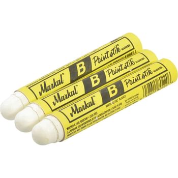 Markal Paintstick Marker Card White Pack of 2