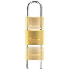 Masterlock Solid Brass Padlock and Adjustable Shackle Masterlock Solid Brass Padlock and Adjustable Shackle