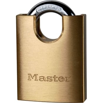 Masterlock Solid Brass Padlock and Closed Shackle