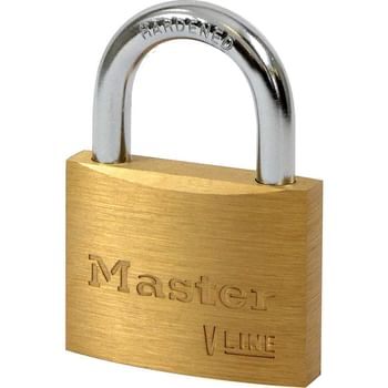 Masterlock V Line Brass Padlock Keyed Alike