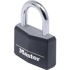 Masterlock Aluminium Vinyl Padlock Pack of 2 Keyed Alike