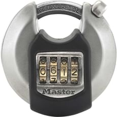 Masterlock Excell Stainless Steel Discus Combination Padlock 