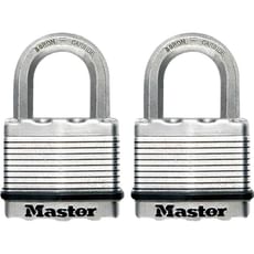 Masterlock Excell Laminated Steel Padlock Pack of 2 Keyed Alike Masterlock Excell Laminated Steel Padlock Pack of 2 Keyed Alike
