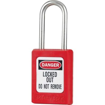MasterLock Red Lockout Padlock MasterLock Red Lockout Padlock