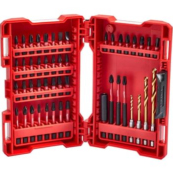 Milwaukee 48 Piece Shockwave Impact Screwdriver and Drill Bit Set