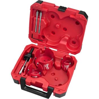 Milwaukee 7 Piece Big Hawg Hole Saw Set