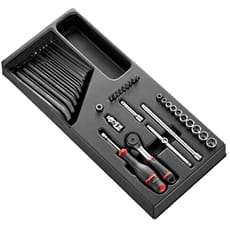 Facom MOD.R161-16 32 Piece 1/4" Drive Hexagon Socket Set