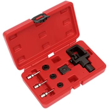 Sealey Heavy Duty Motorcycle Chain Splitter and Riveting Tool Kit