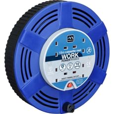 Masterplug 4 Socket Thermal Cut Out Cassette Cable Extension Reel 240v