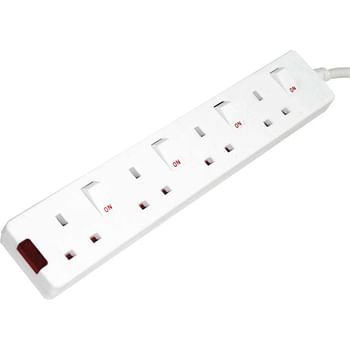 Masterplug 4 Socket Extension Lead