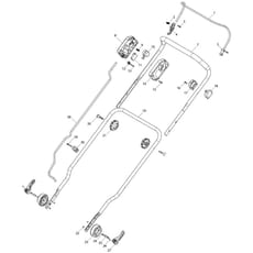 Makita Upper Handle With Foam Grip For LM003G/4G Lawn Mowers