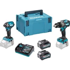 Makita DK0176G205 40v Max XGT Cordless Brushless Combi Drill and Impact Driver Kit Makita DK0176G205 40v Max XGT Cordless Brushless Combi Drill and Impact Driver Kit
