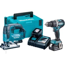 Makita DLX2202TJ1 18v LXT Cordless Brushless Combi Drill and Jigsaw Kit