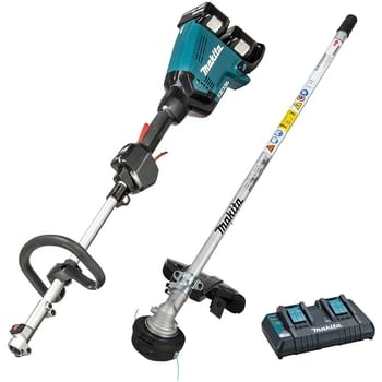 Makita DUX60 Twin 18v LXT Cordless Brushless Split Shaft Garden Multi Tool Set