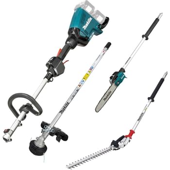 Makita DUX60 Twin 18v LXT Cordless Brushless Split Shaft Garden Multi Tool Set